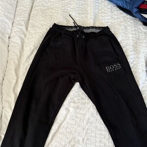 Hugo Boss Mens Black Joggers